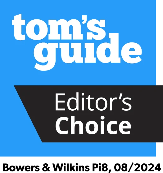 Tom's Guide award logo and quote - High-end in-ears deliver peerless audio quality
